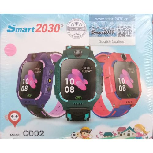 product_image_name-Generic-Smart2030 Montre Connectée Bluetooth Carte Sim Camera - Rose-1