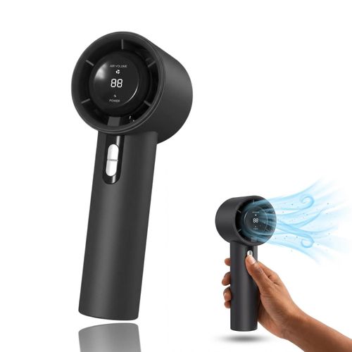 product_image_name-ShebSheb-Ventilateur portatif mini 13 000 tr/min avec écran LED, 100 vitesses réglables, batterie rechargeable USB 800–1000 mAh — rafraîchisseur compact pour la maison, le bureau et les voyages-1