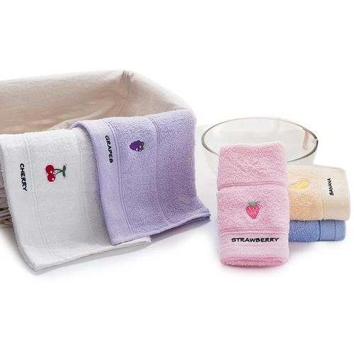 product_image_name-General-Lot de 5 petites serviettes en pur coton, douces et absorbantes, pour bébé et enfant, à séchage rapide, motif dessin animé-4