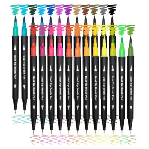 Ensemble de 6 surligneurs stylos marqueurs néon marqueurs 