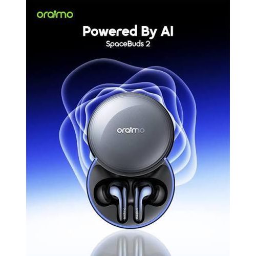 Oraimo SpaceBuds 2 Écouteurs True Wireless AI Smart – Gris spatial - image 3
