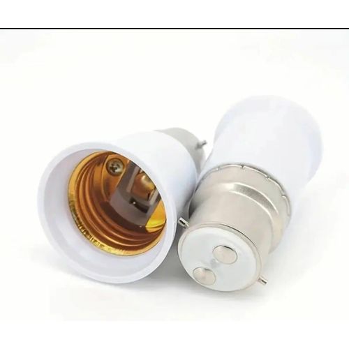 Generic Lot De 3 Adaptateurs De Douille Convertisseurs Pour Ampoule B22 Vers E27 - image 2