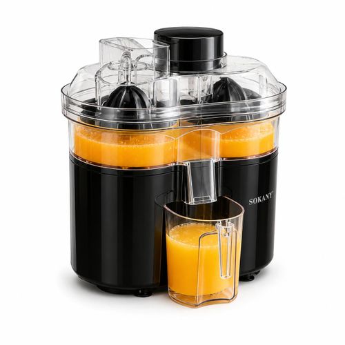 Generic Presse-agrumes électrique double tête
