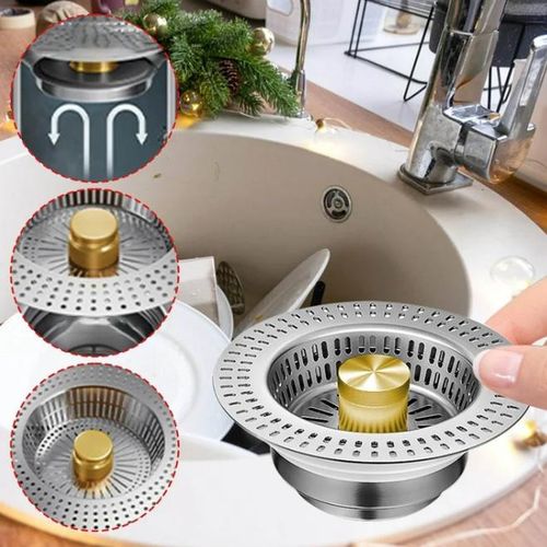 product_image_name-General-Filtre de lavabo en acier inoxydable, panier de vidange pour légumes, adapté aux cuisines, lave-vaisselle, et tuyaux de vidange.-5
