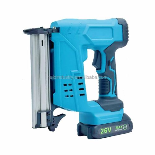 product_image_name-Generic-Cloueuse et Agrafeuse Sans Fil 26V Professionnelle - Kit de Fixation 2-en-1 avec 2 Batteries & Chargeur - Idéal Menuiserie, Tapisserie et Chantier - Avec Mallette de Transport-1