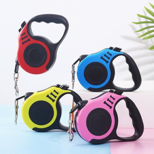 Generic Laisse Rétractable Automatique pour Chiens et Chats – Nylon Résistant et Durable