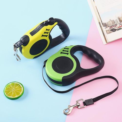 Generic Laisse Rétractable Automatique pour Chiens et Chats – Nylon Résistant et Durable - image 5