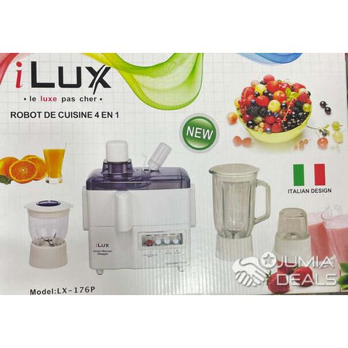 iLUX - Mixeur - LX-315 - 2 En 1 - 1,5 Litres - 4 Vitesses - Babi Shop