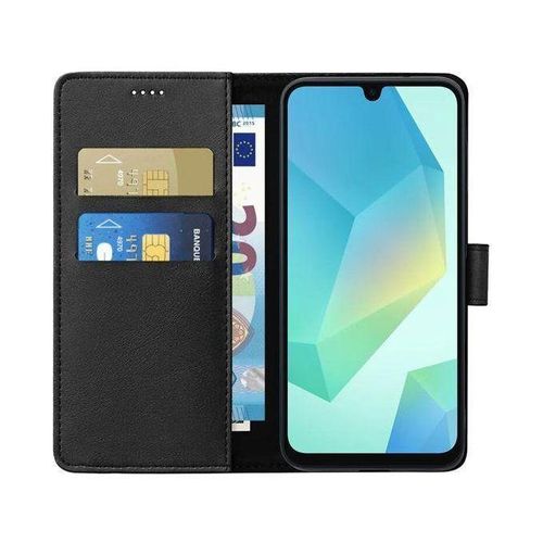 Generic Etui A Rabat Samsung Galaxy A16 Avec 1 Antichoc 5D - Noir - image 4