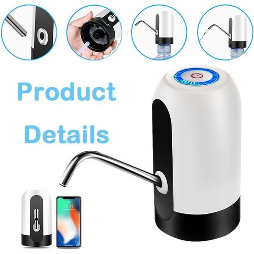 Acheter Pompe à eau électrique Distributeur pliable Affichage de sortie  d'eau USB Bouton de charge Contrôle Mini automatique