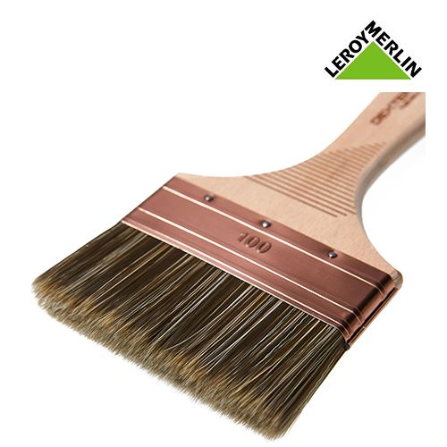 Pinceau brosse huile, vernis et lasure 115mm