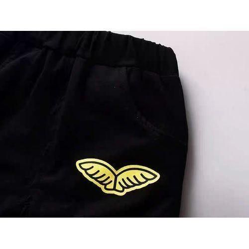 product_image_name-Fashion-Ensemble d'été pour garçons de 0 à 4 ans, haut à manches courtes + pantalon, ensemble 2 pièces - Jaune-2