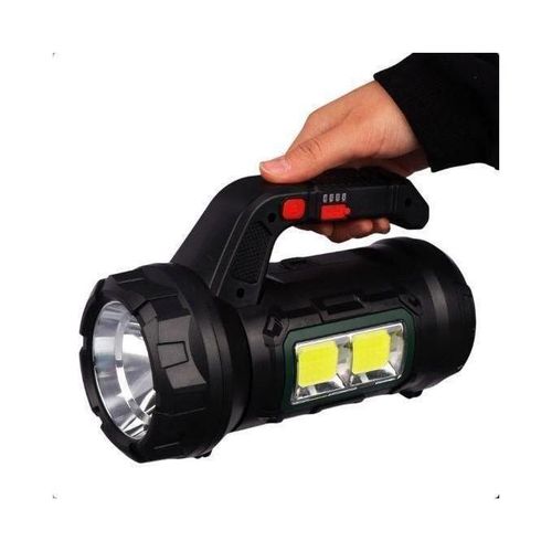 Generic Puissant Lampe Portable Multifonctionnelle à Batterie Rechargeable - image 2