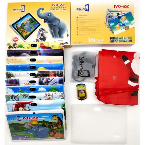 BEBE TAB Tablette Enfant - 7 Pouces - 4GB/64GB + Carte Mémoire 16Go + 50 BD  CHRETIENNES Offerts 6 MOIS DE GARANTIE - Prix pas cher