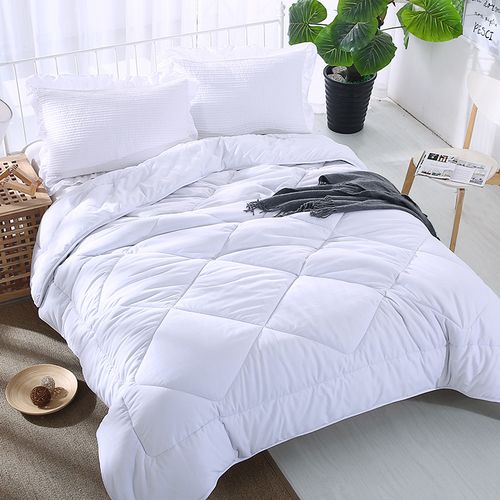 Generic Couette Lourde, Couverture Douceur Clim, BLANC 100%coton 220x240cm  - 3Places - Prix pas cher