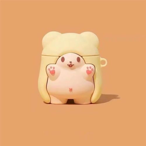 product_image_name-Inobrands-For Apple pod 1-2 Case Cover Cartoon White Bear Soft Silicone Earphone Case Casing-1