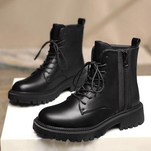 Mode Chaussures Pour Femmes Martin Bottes Femme Style Britannique Tout match Mode Dames Decontracte Prix pas cher Jumia CI