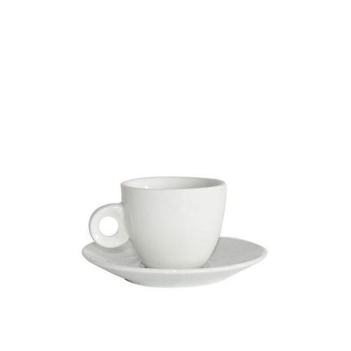 product_image_name-Genetic-Set De 6 Tasses à Café Express Ou Thé + Sous-Tasse En Porcelaine - Blanc-2
