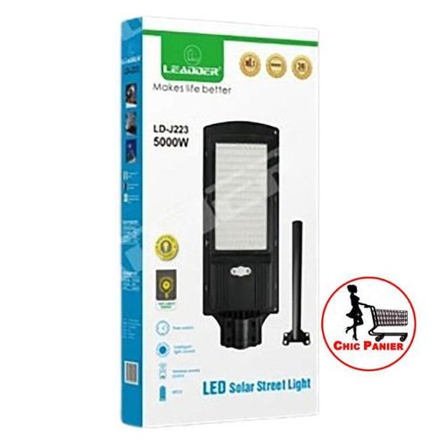 Generic Lampadaire Solaire 5000W à Détecteur De Mouvement