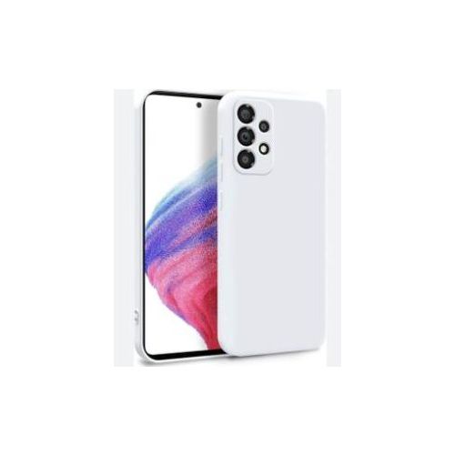 Generic Coque En Silicone Compatible Pour Samsung Galaxy A53 - BLANC