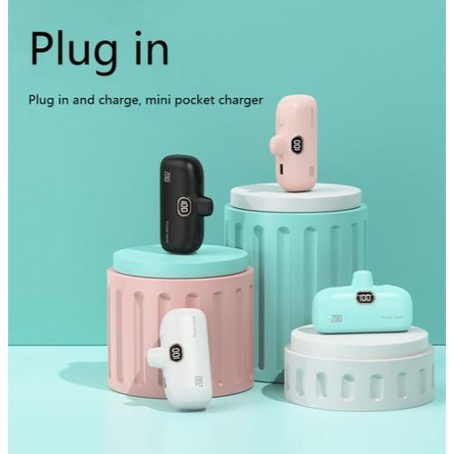 product_image_name-Generic-Mini Power Bank 20W Ultra-Compacte avec Câble Intégré – “Pocket Mini”-2