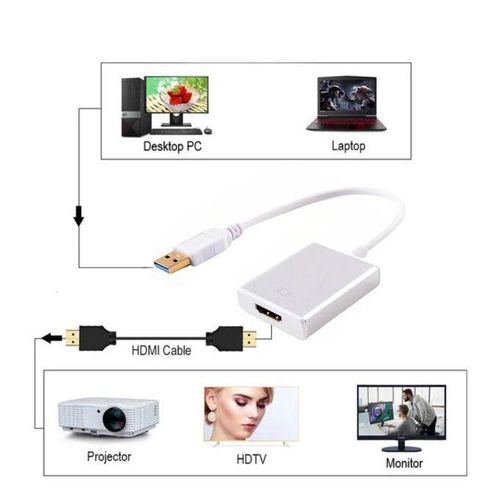 Generic Adaptateur DisplayPort (DP) Vers HDMI Câble Convertisseur Avec Audio - Noir - image 4
