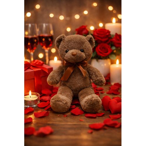product_image_name-Generic-Peluche Ourson marron Classique – Taille 45 cm, Doux & Élégant-1
