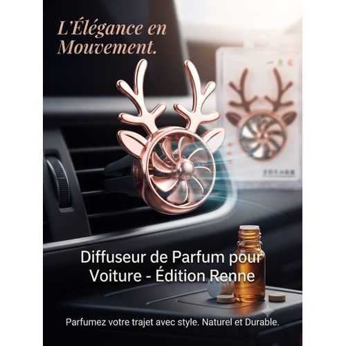 Generic Diffuseur de Parfum pour Voiture Design "Renne" – Élégance et Fraîcheur