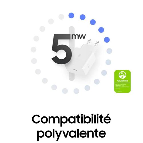 Samsung Adaptateur original secteur Galaxy 45W blanc - image 2