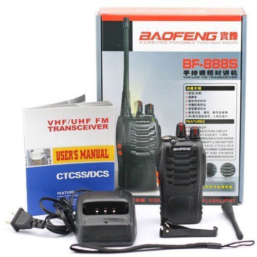 Baofeng Talkie Walkie Rechargeable 1500mAh 16 Canaux 2-Way Radio