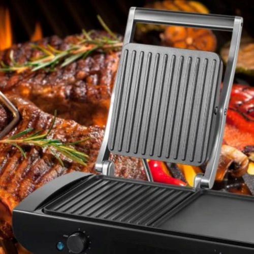 product_image_name-Sonifer-Gril Électrique Multifonction 2 en 1 - 1500W 220V SF-6132-2