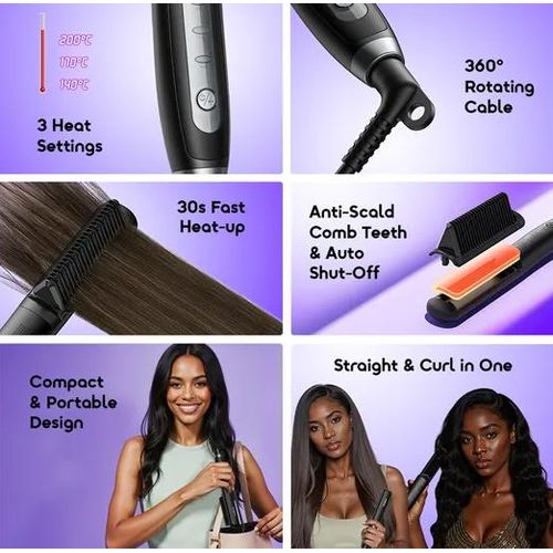 product_image_name-Oraimo-Peigne Chauffant SleekWave Hair - Brosse à lisser-8