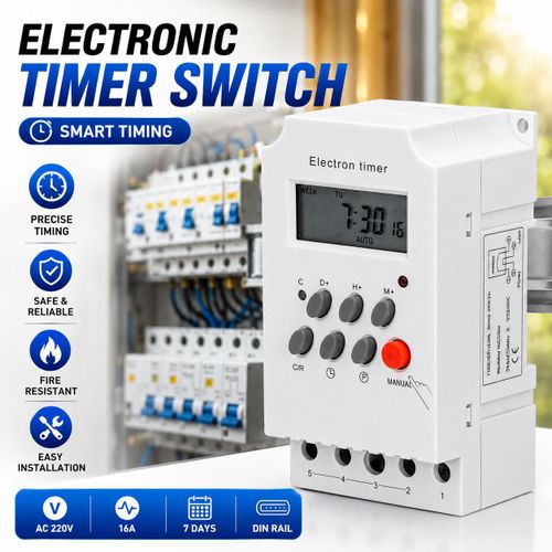 Generic Minuterie numérique 220 V 3 A programmable, relais temporisé électronique à microprocesseur