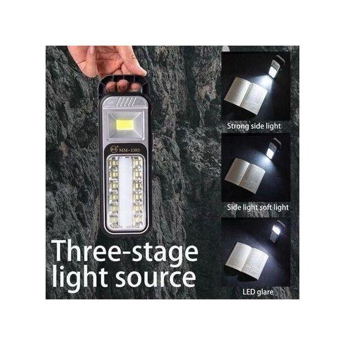 product_image_name-Generic-CHIC Lampe LED Avec Panneau Solaire Et Fonction De Charge-2