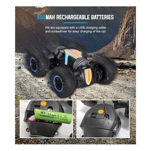 product_image_name-Generic-Voiture De Cascade Télécommandée, Véhicule Tout-Terrain Torsadé, Induction Gestuelle, Jouets De Dérive Rc-2