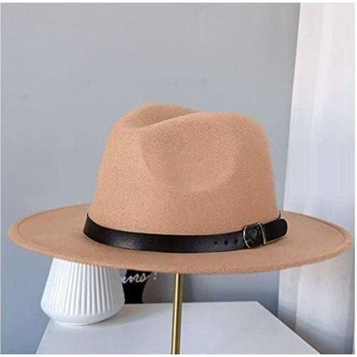 product_image_name-Generic-Chapeau De CowBoy ,chapeau Pour Femmes Et Hommes, à La Mode, église Sombrero Mujer, Homme Derby, Vintage Noir Pour Dames, à - Type Marron-1
