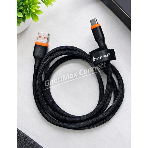 Generic KLYSUPER Câble USB A vers USB Type-C 120W – Charge Rapide – Câble de Recharge et Transfert de Données - image 2