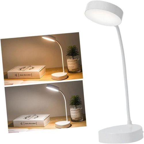 Generic Chic Lampe De Table Flexible 3 Modes De Luminosité Pour Bureau à Allumage Tactile - image 7