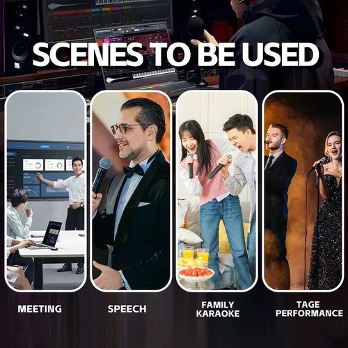 product_image_name-Generic-Système de microphone de charge sans fil à 2 canaux pour streaming en direct de dessert, microphone à haut volume et anti-feedback-5