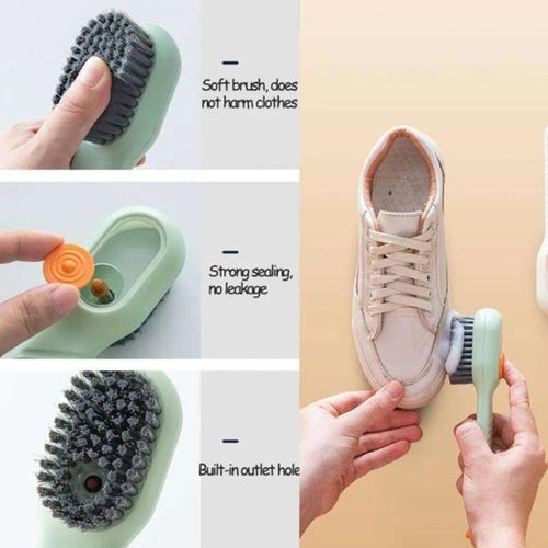 product_image_name-Generic-Brosse de nettoyage multifonctionnelle avec réservoir + distributeur de savon pour chaussures vêtements et autres -6