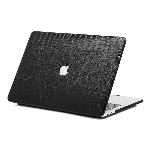 product_image_name-Kit-Coque Macbook : Kiit de Protection Similicuir Noir pour Macbook Air 13 Pouces, 2022 à 2025 (A2681, A3113, A3240)-1