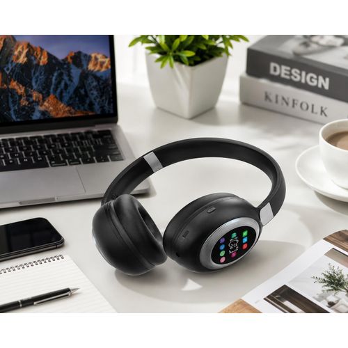 Generic Casque Bluetooth sans fil – Casque audio rechargeable avec micro intégré - image 3