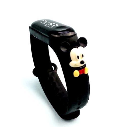 Disney-Bracelets à pression de dessin animé pour enfants, bracelet