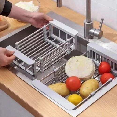 Generic Super Égouttoir à Vaisselle Extensible Au-dessus De L'évier - image 2