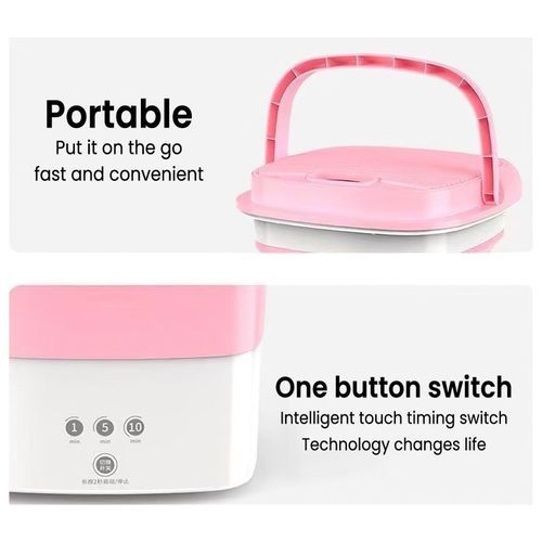 Mini Machine à Laver Portable Pliable, 6L/11L, Petit Lave-illant pour  Vêtements de Bébé, Sous-Vêtements ou Petits Articles