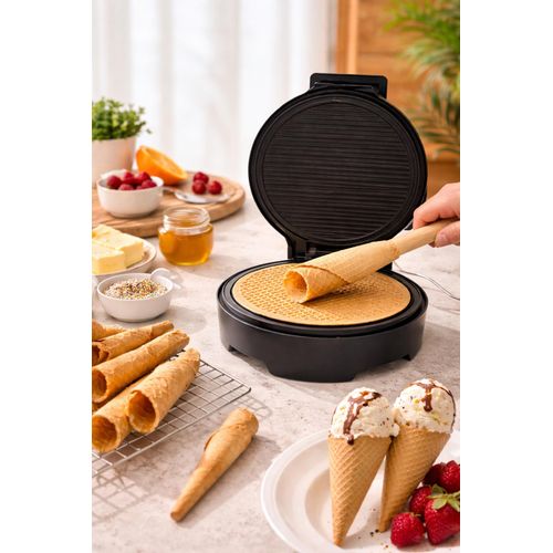 product_image_name-Generic-Machine à Cornet de Glace Électrique – Gaufrier Cornet Maison-1