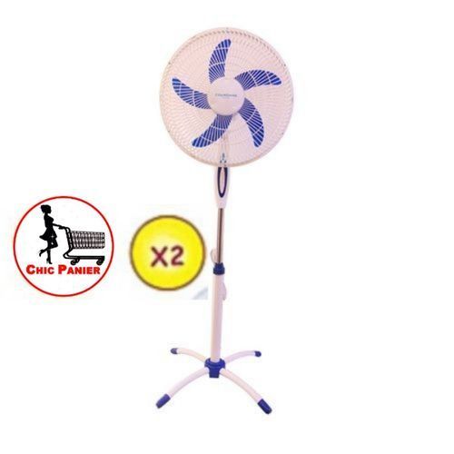 Generic 2 Super Ventilateurs 16 Pouces 5 Hélices Prix pas cher Jumia CI