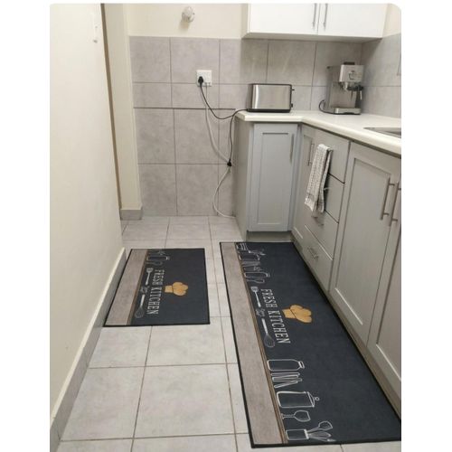 Generic Tapis de sol de cuisine velours cristal, antidérapant ,absorbant - image 4