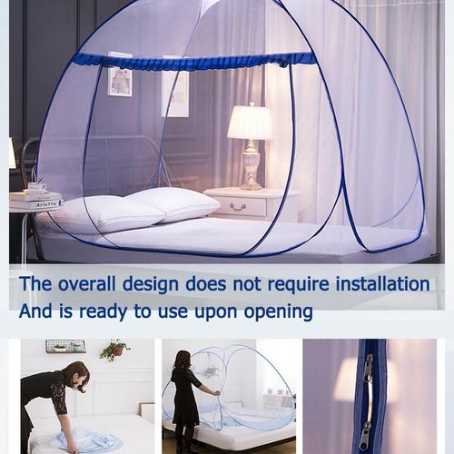 product_image_name-Generic-1.8*2m anti-chute anti-insectes moustiquaire pliable à deux étages pour le de lit double-3