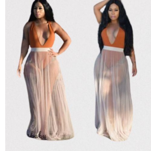 Jupe transparent online